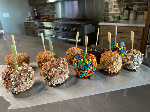 Chocolate Apples with Candy- Non Shipping Item Only